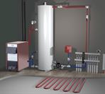 Присоединение твердотопливного котла к системе отопления