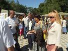 Мобильная баня на фестивале меда