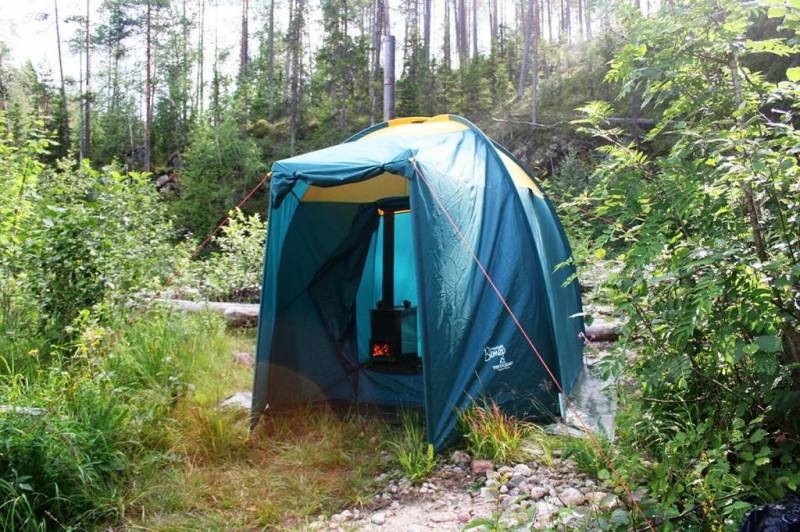 Баня для походов